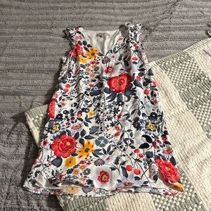 Loft Floral Sleeveless Dress